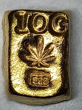 10 Gram Solid 24ct Gold Bar