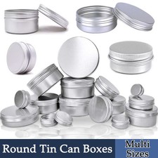 Round Tin Can Boxes Small Mini