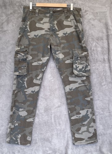 Wrangler camo cargo pants w33 - cargo,