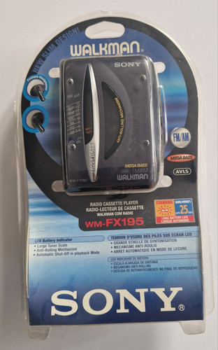 Sony walkman fx195 fm - sony, wm-fx195