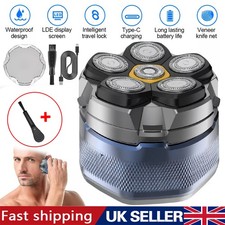 Electric Head Shaver for Bald Men 6D Magnetic Razor Wet/Dry Beard Hair Trimmer