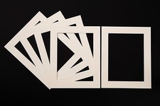 Ivory/Cream Photo/Picture Mounts - Available in Packs of 5, 10 and 20