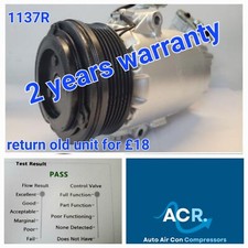 VAUXHALL MERIVA A (03-09) 1.8 16V PETROL SEPT 2002 TO 2009 AC COMPRESSOR 1137R