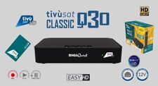 Italian TV in UK Tivusat Tivu Sat HD Digiquest Q30 with Active Smart Card No Sub