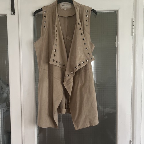River island waterfall gilet - river,