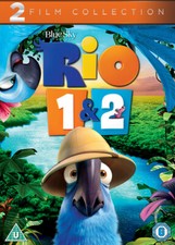 Rio/Rio 2 DVD (2014) Carlos Saldanha cert U 2 discs Expertly Refurbished Product