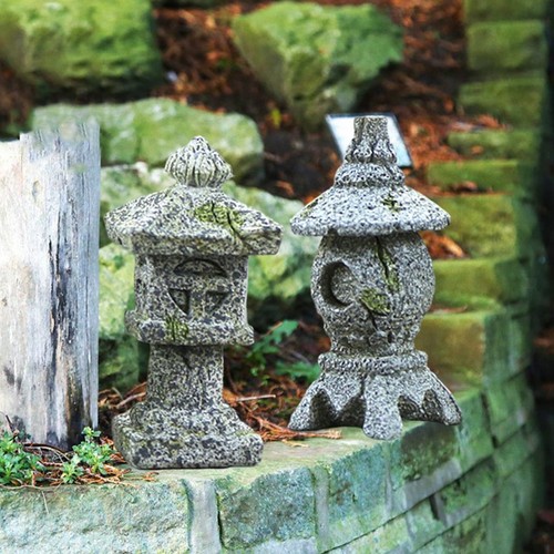 Pagoda lantern statue - statue, oriental