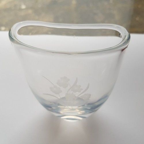 Swedish crystal vase orrefors - swedish,