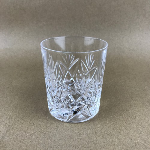 Vintage cut crystal tumbler - vintage,