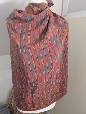 Missoni Silk Large Scarf Foulard Square 81 X 81cm  Autumn Colours