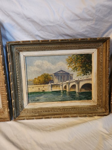 Franchet signed oil - franchet,