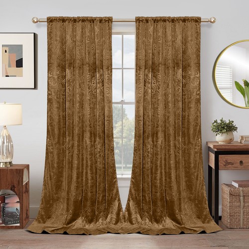Panel velvet curtains - 2,