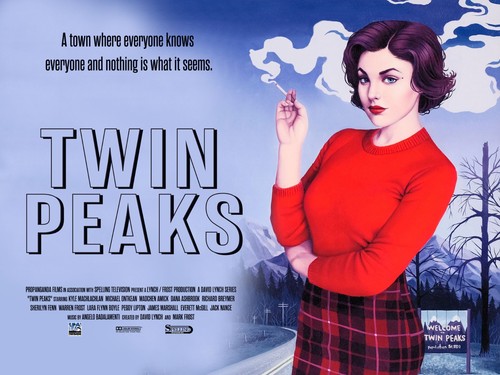 Twin peaks 1990 - quad, poster
