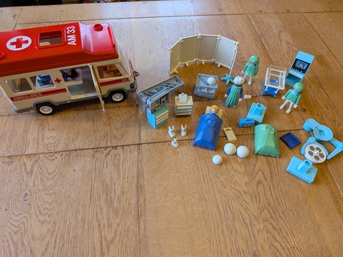 Vintage playmobil ambulance - vintage,