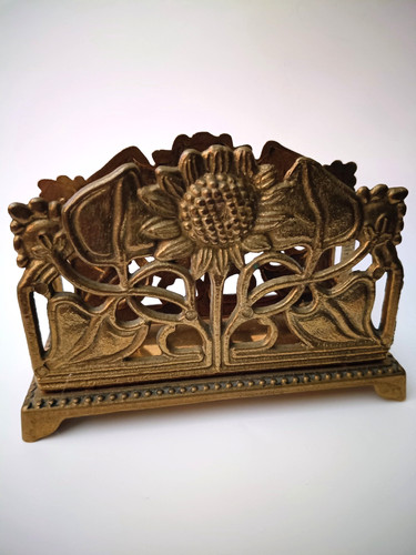 Vintage brass art nouveau - vintage,