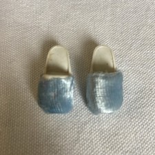 Vintage Blue Slippers For Sindy Barbie Etc