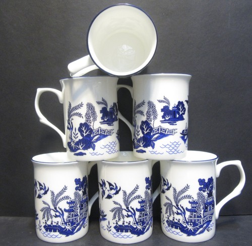 Set 6 8 mugs willow - 1/2/4/6/8,