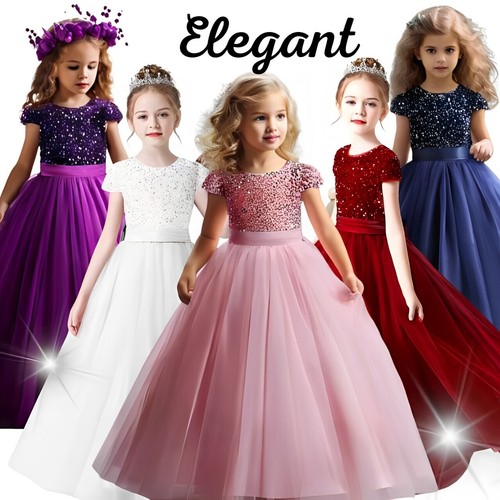 New flower girl - wedding, long