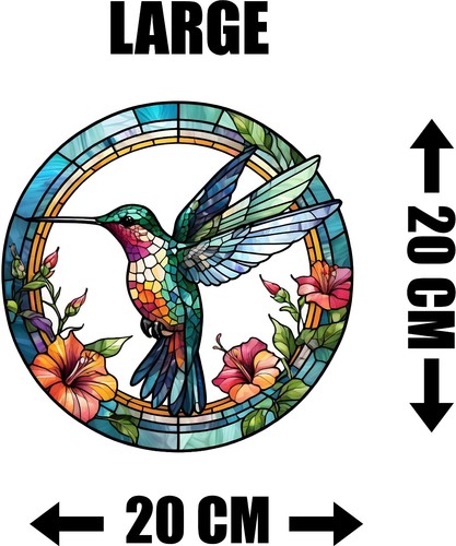 Hummingbird decorative stained - decorative,