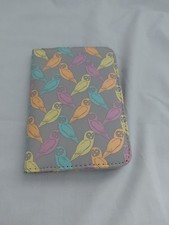 Paperchase Multicolour Owl Print Card Holder Wallet. hard holder 
