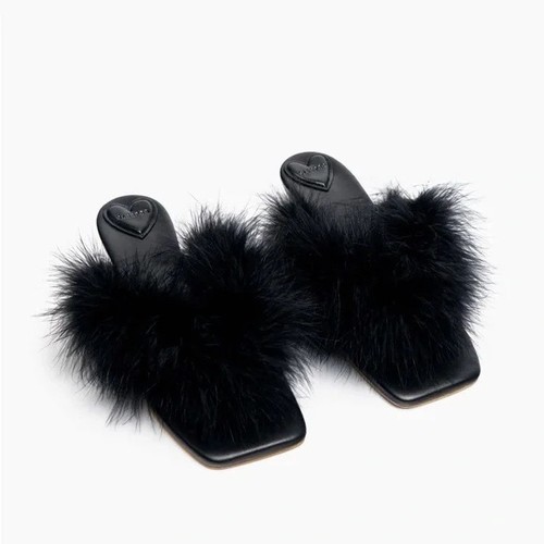 Sleeper pom kitten heel mules - sleeper,