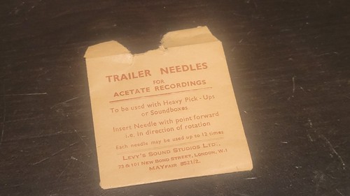 Gramophone phonograph needle