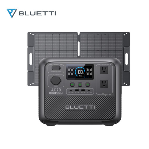 Bluetti solar generator ac70 - generator,