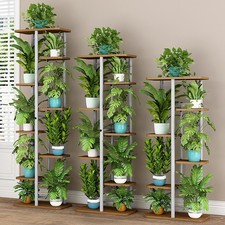 Plant Stand Indoor Metal Flower Display Shef Anti Slip Corner Tall Flower Holder