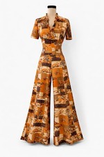 Vintage 70s Womens Patchwork