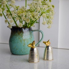 Queen Bee Hive Salt & Pepper Set