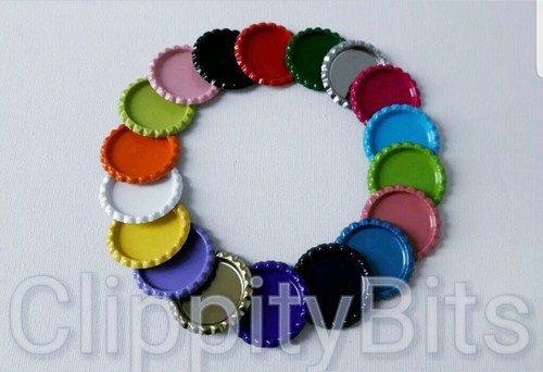 Coloured bottle caps - 40,