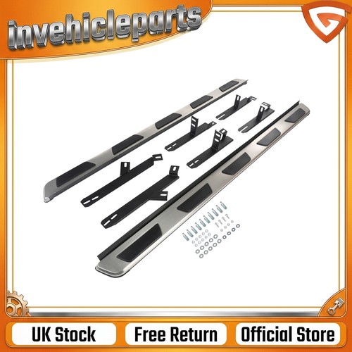 Audi side steps black - side,
