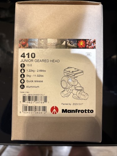 Manfrotto 410 junior geared - manfrotto,