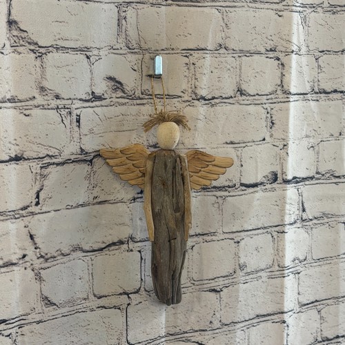 25cm driftwood angel sculpture - 25cm,