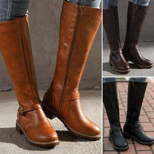 Women Casual Knee High Horse