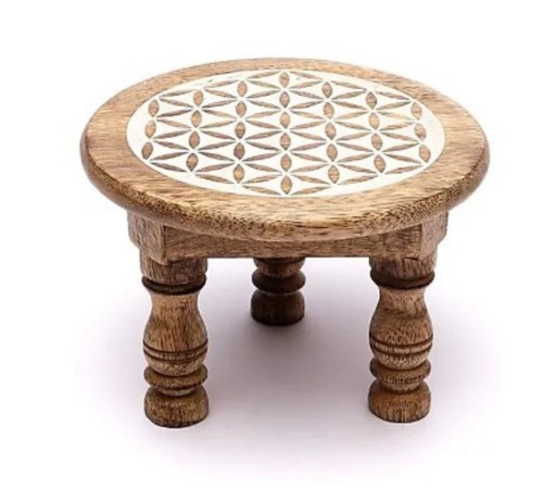 Small altar table with white