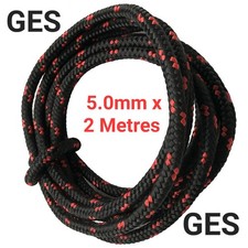PULL CORD STARTER ROPE 5.0 MM X 2 METRES LAWNMOWER, CHAINSAW, BLOWER, STRIMMER