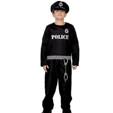 Boys Police Costume 4 Pcs