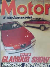 MOTOR 86/05/03 VOLKSWAGEN SCIROCCO PASSAT GOLF MERCEDES 560SEC CITROEN BX 