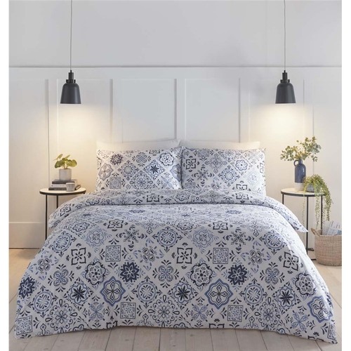 Duvet set blue bedding - set,