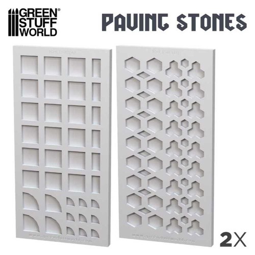 Silicone molds paving stones - molds,