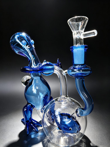 Blue monster fish - blue,