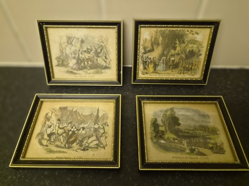Framed vintage english - x,
