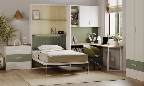 Murphy bed lumi kids with - kids, desk