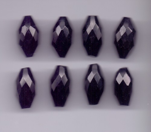 Victorian glass buttons - 8,