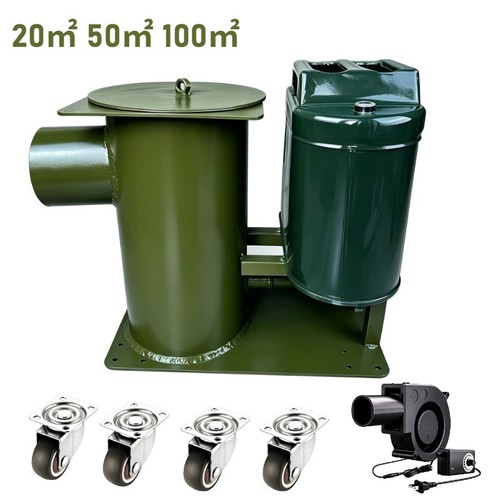 Smokeless indoors waste oil - waste,