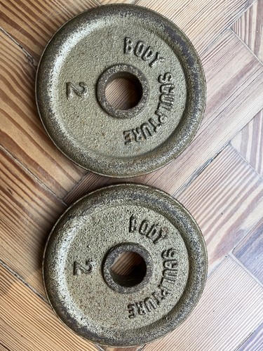 Weight plates 2kg vintage - 2x, 2kg,