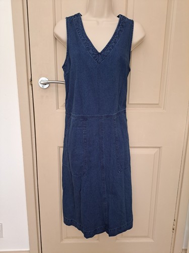 Seasalt denim pinafore dress - seasalt,