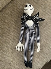 The Nightmare Before Christmas Jack Skellington Stuffed Plush Toy Dolls VGC
