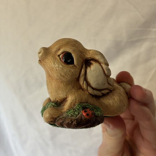 Cute fawn figurine chalkware - fawn,